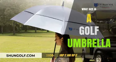 Golf Umbrella Size: How Big is Big Enough?
