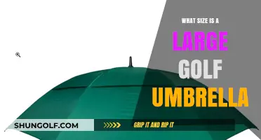 Choosing the Perfect Large Golf Umbrella: Size Guide and Tips