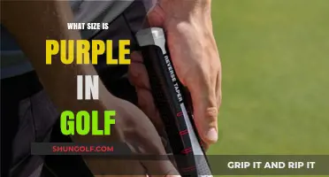 Golf Grip Sizes: Why Purple Matters