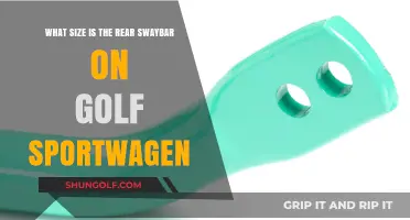 Golf Sportwagen Rear Sway Bar Size: A Comprehensive Guide