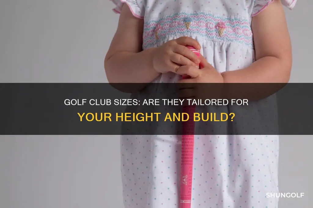 what size person are golf clubs made for
