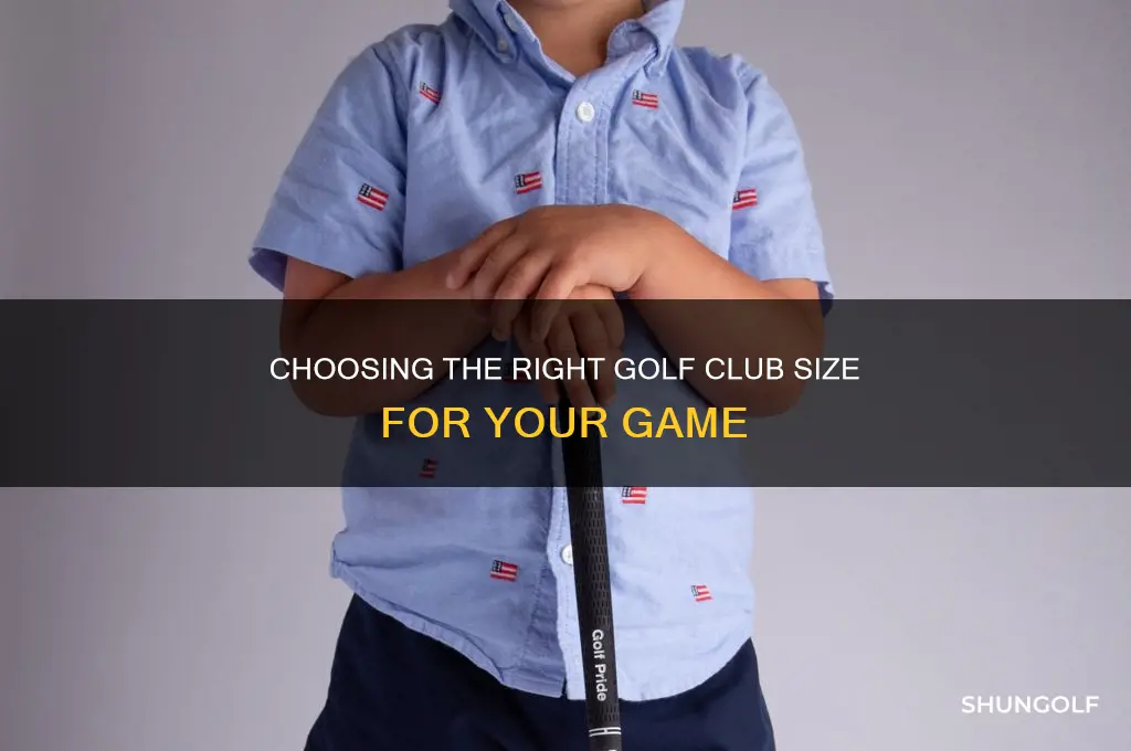 what size should my golf clubs be