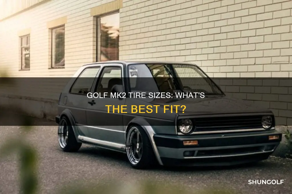 what size tired mk2 golf