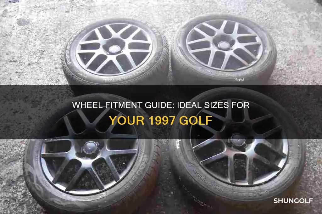 what size wheels sill fit on my 1997 golf