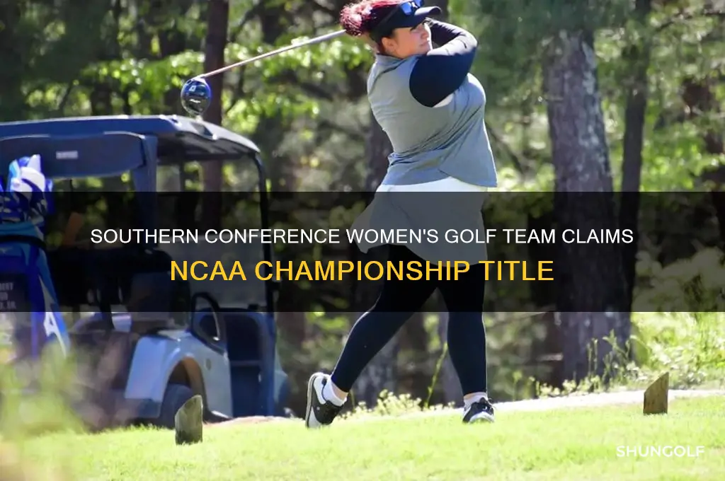 what socon womens golf team won ncaa championship