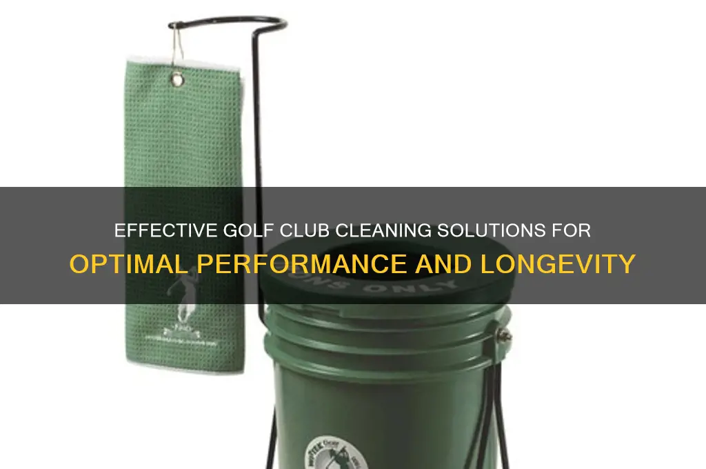 what solution is used on golf club