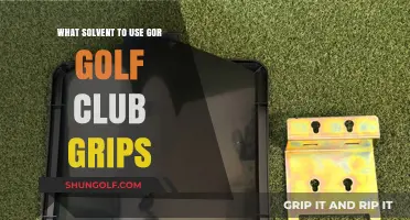 Best Solvents for Golf Club Grip Installation: A Comprehensive Guide