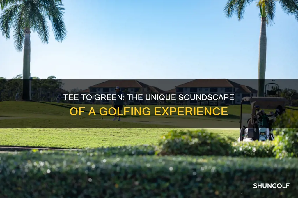 what sounds do you hear while golfing