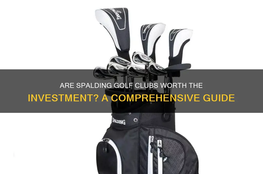 what spalding golf clubs worth