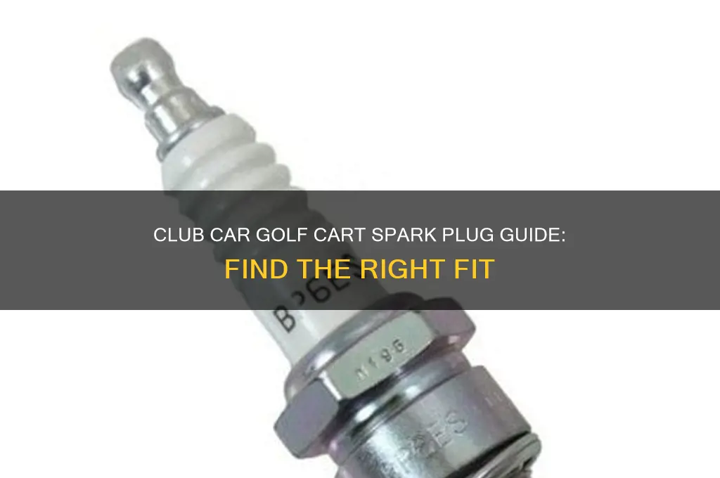 what spark plug does a club car golf cart take