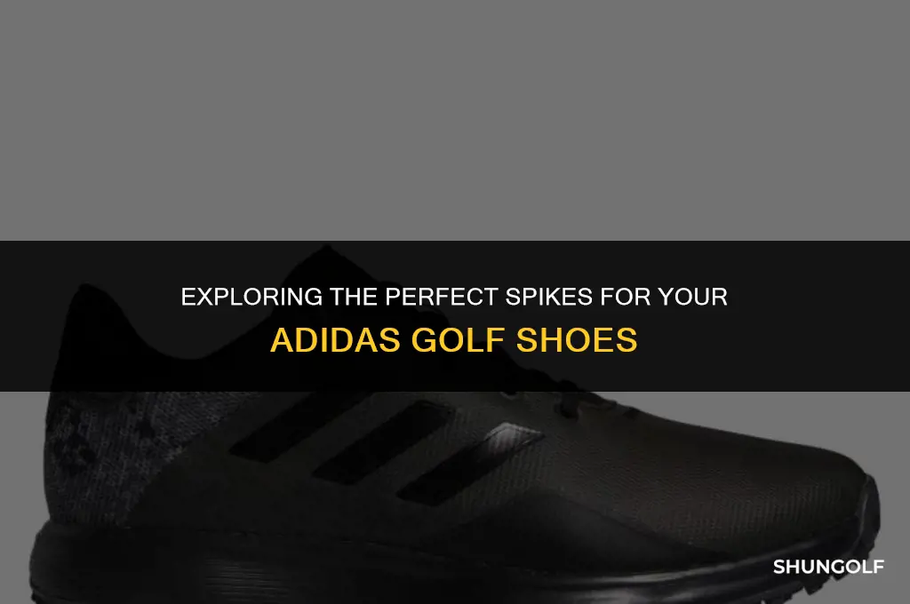 what spikes fit adidas golf shoes