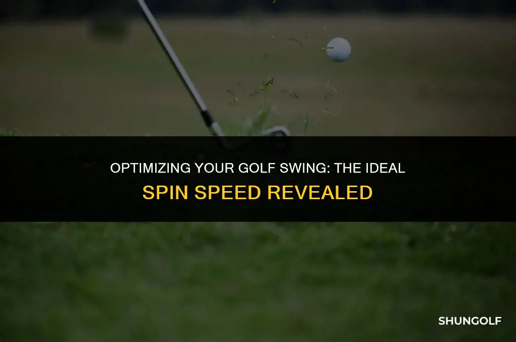 what spin speed is best in golf