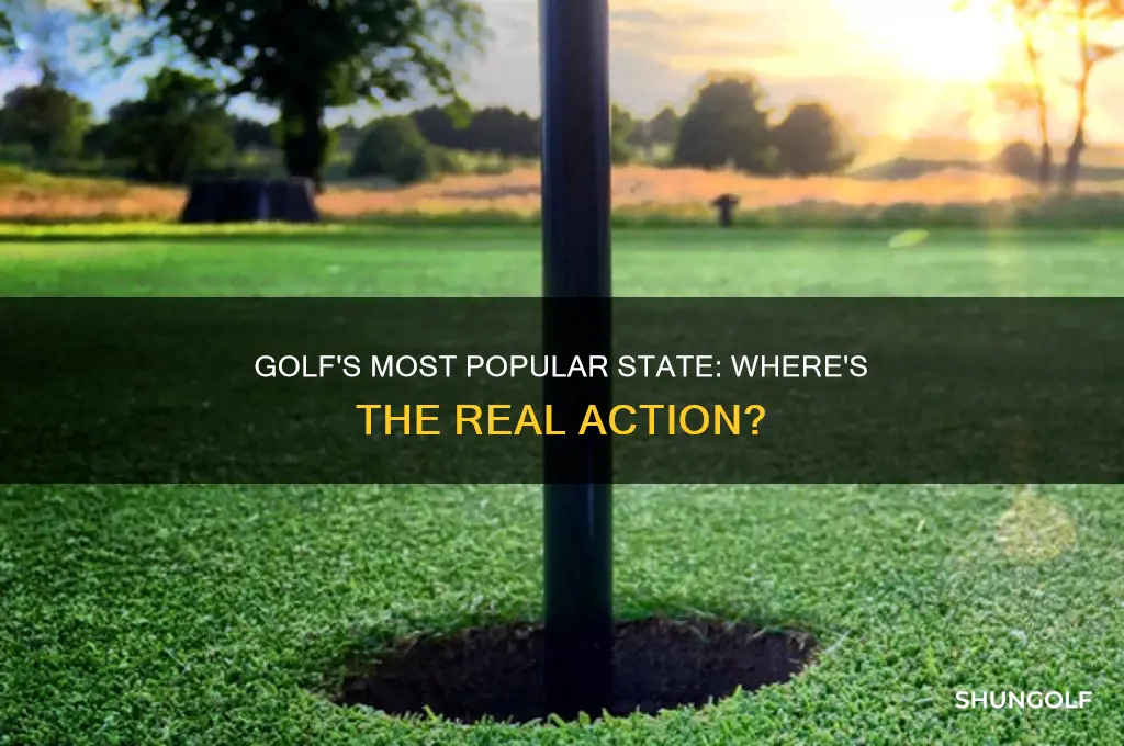 what state is golf most popular