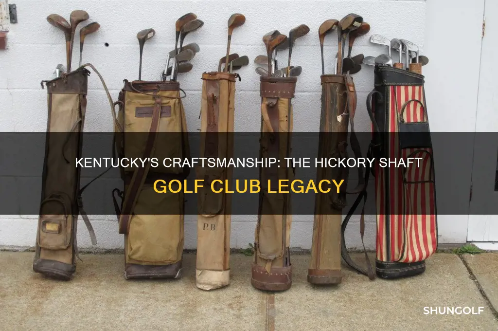 what state is known for making hickory shaft golf clubs