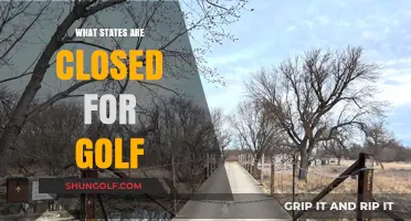 Golf Courses: States Where They're Closed