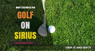 PGA Golf on SiriusXM: Find the Right Station to Tune In