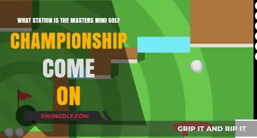 Where to Watch the Masters Mini Golf Championship on TV