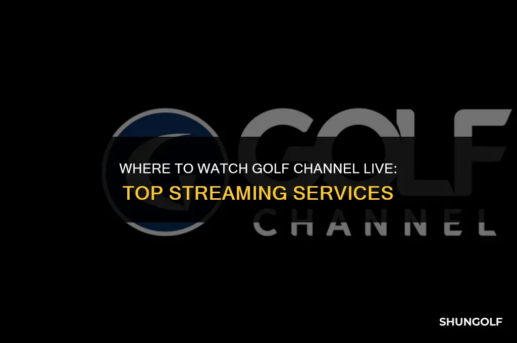 what steaming services have the golf channel
