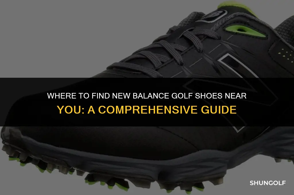 what stores in my area sell new balance golf shoes