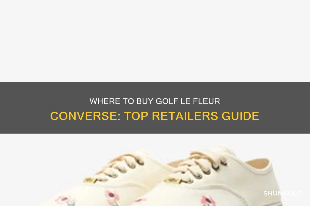 what stores selling golf le fleur converse