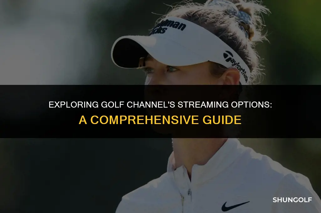what streamers have golf channel