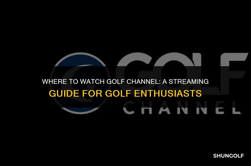 what streaming service has golf channel