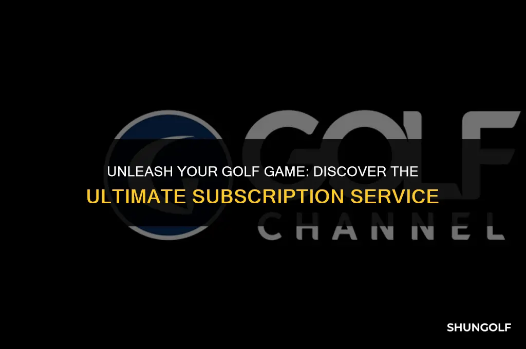 what subscription service has the golf channel