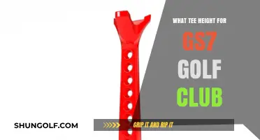 Optimal Tee Height for GS7 Golf Club: Enhance Your Drive