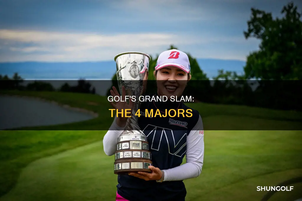 what the 4 majors in golf