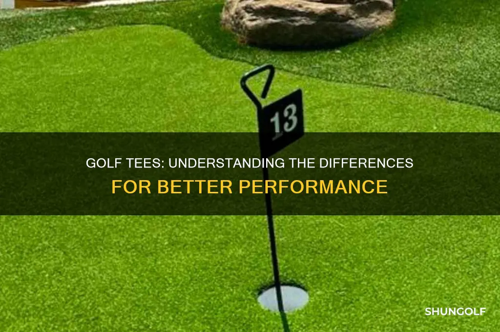 what the difference with golf tees