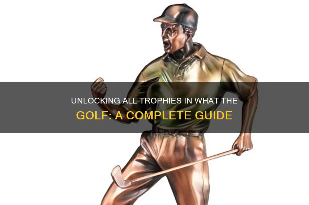 what the golf all trophies game