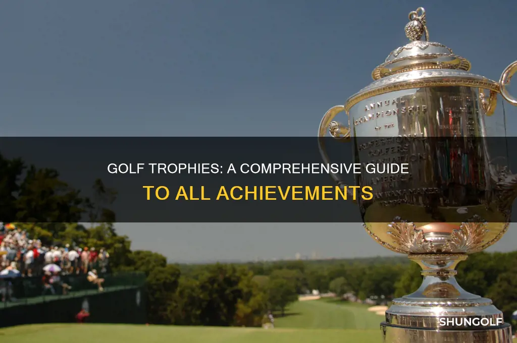 what the golf all trophies
