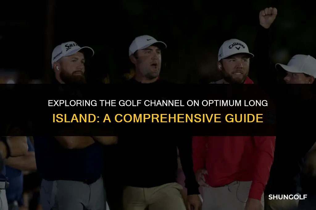 what the golf channel on optimium long island