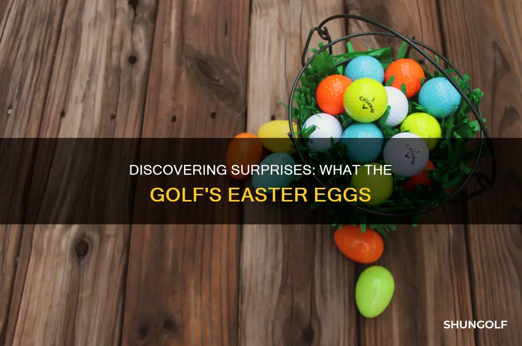 what the golf easter eggs