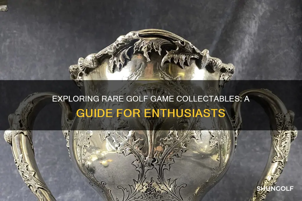 what the golf game collectables