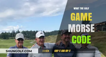 Unraveling Morse Code Secrets in the Golf Game: A Unique Twist