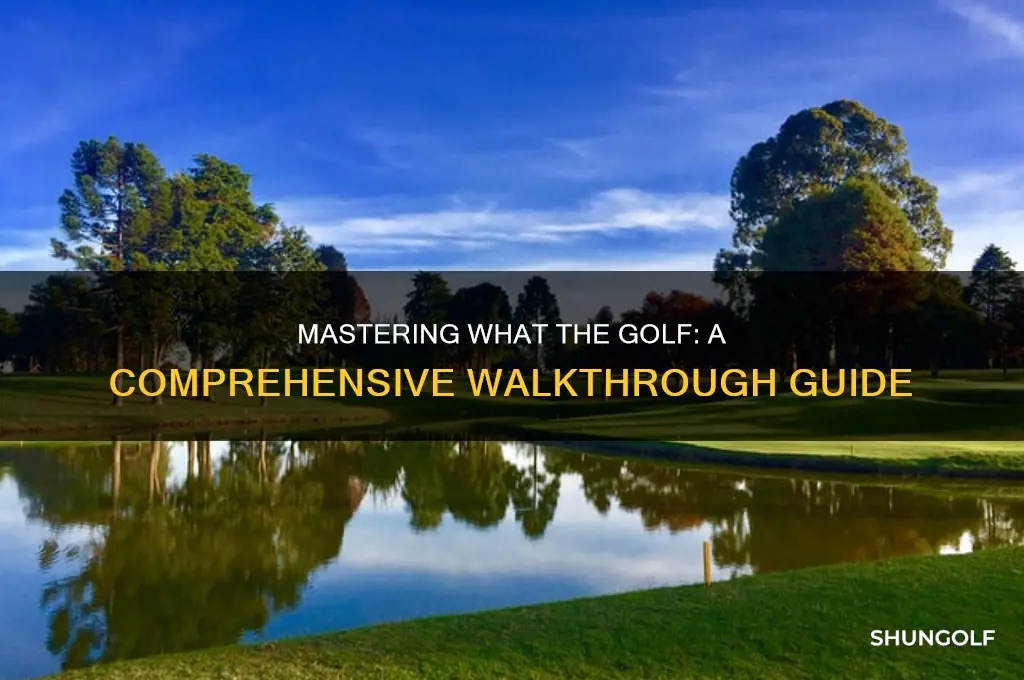 what the golf game walkthrough