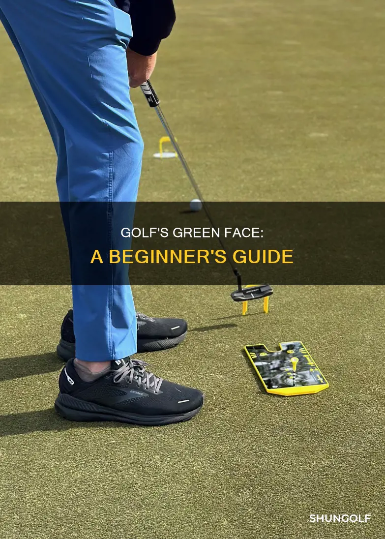 what the golf green face