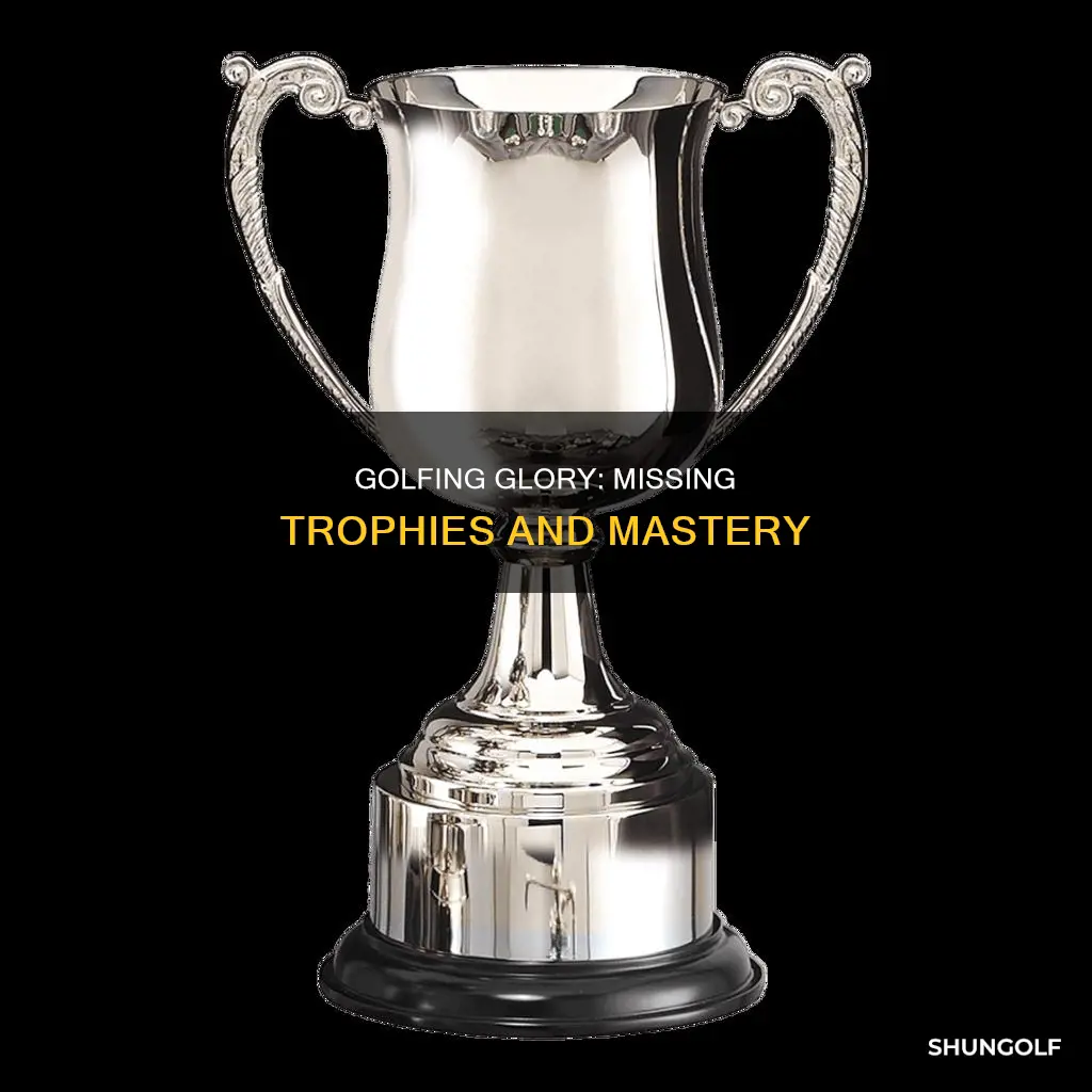 what the golf missing trophies