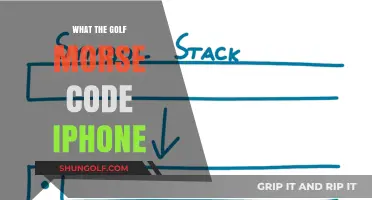 Golf, Morse Code, and iPhones: A Unique Connection