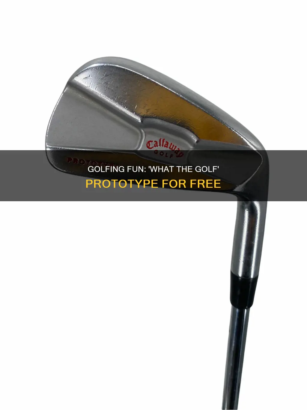what the golf prototype free
