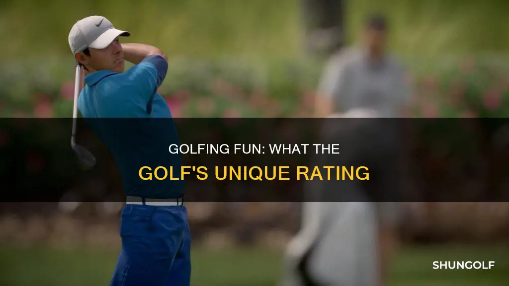 what the golf rating