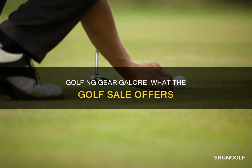 what the golf sale
