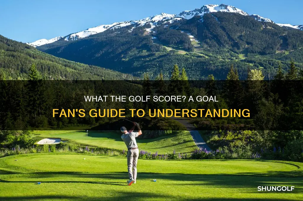 what the golf score a goal fan