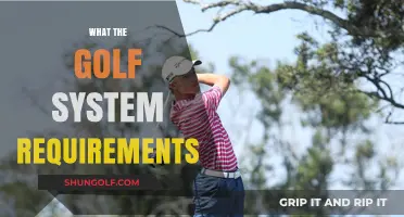 Golf System Requirements: What You Need to Know