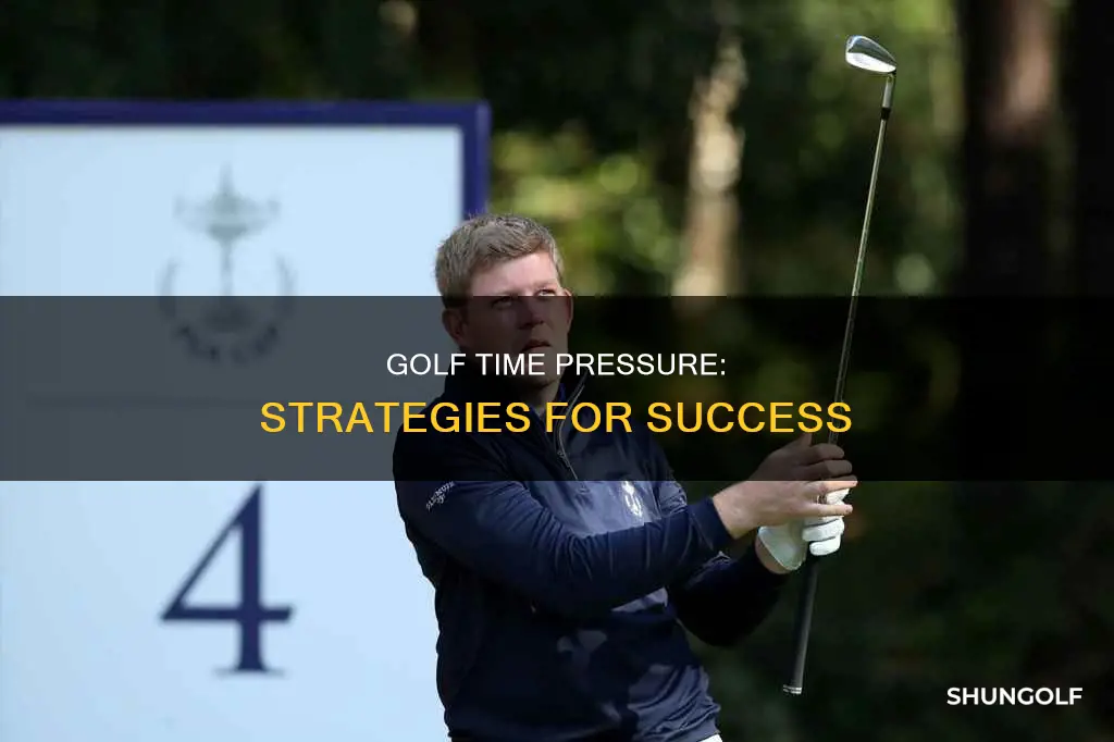 what the golf time pressure