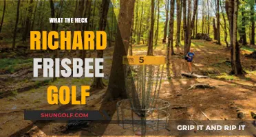 Richard's Frisbee Golf: What's the Deal?