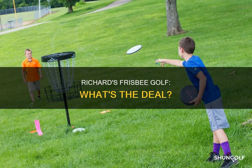what the heck richard frisbee golf