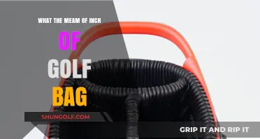 Exploring the Meaning Behind an Inch of Golf Bag Space