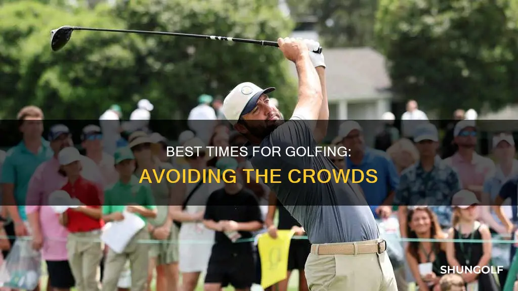 what time do people golf